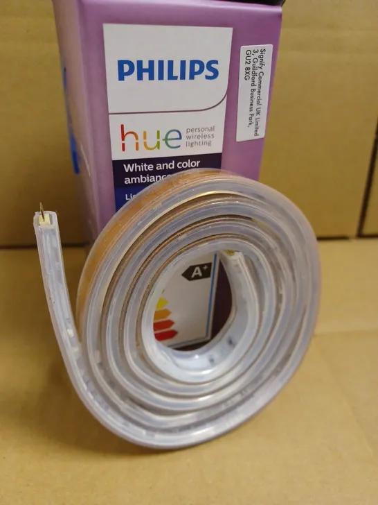 PHILIPS HUE LIGHTSTRIP EXTENSION V4 WHITE & COLOUR AMBIANCE SMART LED KIT 