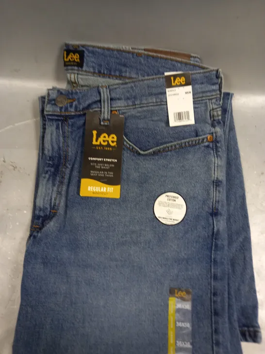 LEE COMFORT STRETCH REGULAR FIT - 36X36