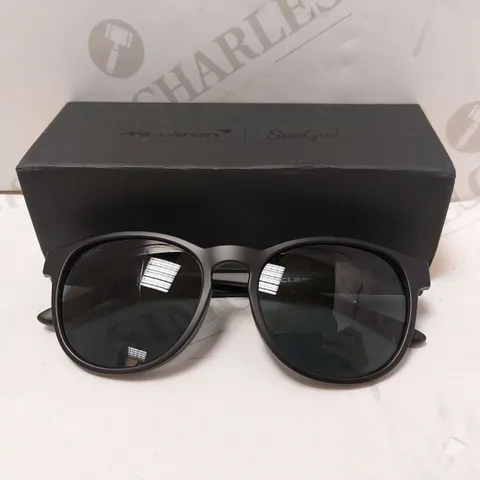 MCLAREN SUNGOD BLACK ROUND SUNGLASSES