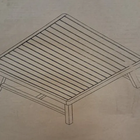 BOXED OUTDOOR FURNITURE PART FROM MICHELLE KEEGAN RANGE - 1 BOX