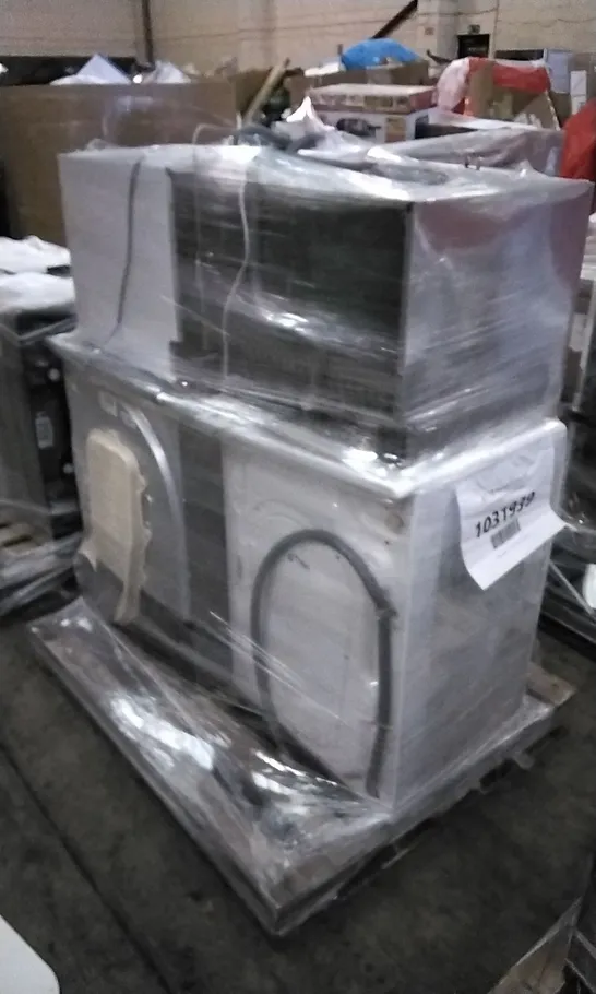 PALLET OF APPROXIMATELY 4 UNPROCESSED RAW RETURN WHITE GOODS TO INCLUDE;