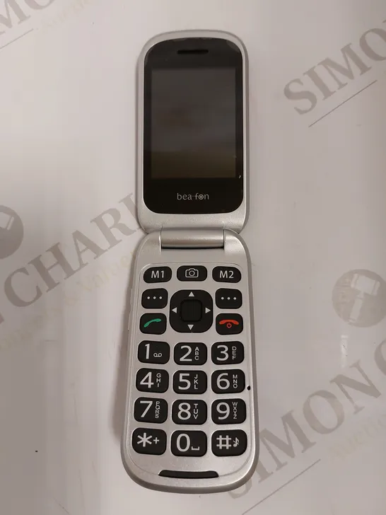 BEAFON BLACK/SILVER FLIP MOBILE PHONE