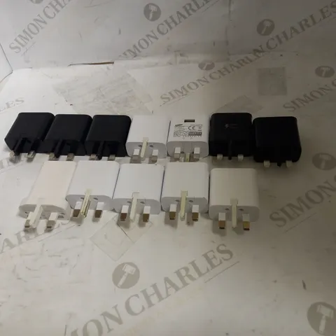BOX OF ASSORTED ANDROID ORIGINAL PLUG ADAPTERS