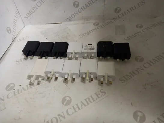 BOX OF ASSORTED ANDROID ORIGINAL PLUG ADAPTERS