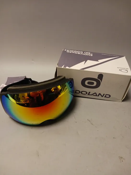 BOXED ODOLAND SNOWBOARD/SKI GOGGLES 