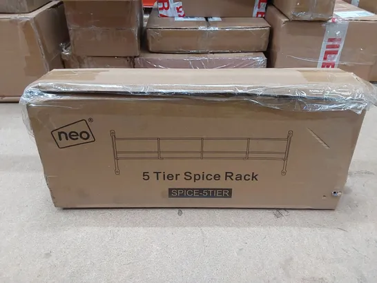 BOXED NEO 5 TIER SPICE RACK 