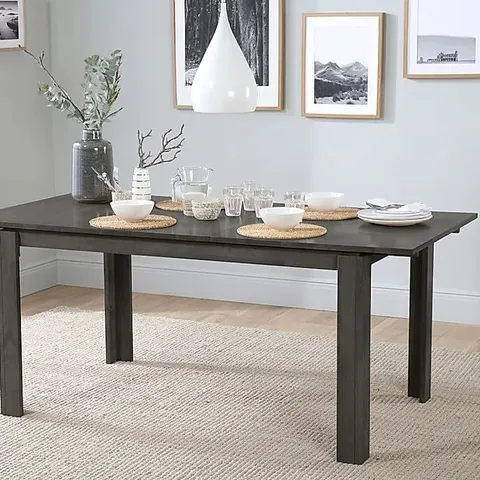 BALI GREY WOOD 150-180CM EXTENDING DINING TABLE 