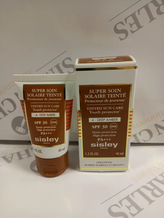 BOXED SISLEY SUPER SOIN SOLAIRE TEINTE SPF30 04 DEEP AMBER 40ML