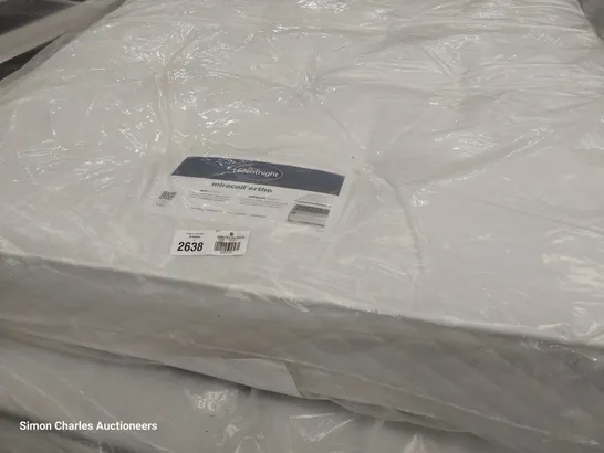 QUALITY BAGGED 4' SMALL DOUBLE SILENTNIGHT MIRACOIL ORTHO DOUBLE SIDED MATTRESS 