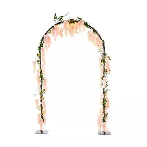 BOXED GARDEN REFLECTIONS PRE-LIT FAUX WISTERIA ARCH - COLLECTION ONLY