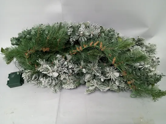 BOXED K BY KELLY HOPPEN PRE-LIT GREENERY CHRISTMAS DECORATION - GARLAND