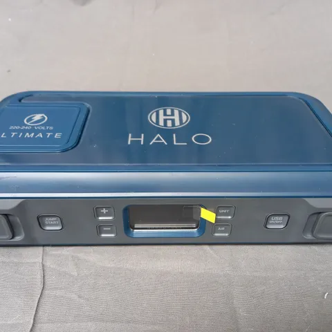 BOXED HALO BOLT ULTIMATE POWER BANK W/JUMP STARTER AIR COMPRESSOR & AC OUTLET