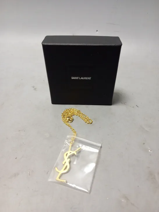 BOXED YSL . PENDANT NECKLACE