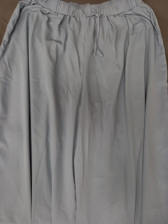 CIDER WIDE LEG TROUSERS IN LIGHT BLUE SIZE XL