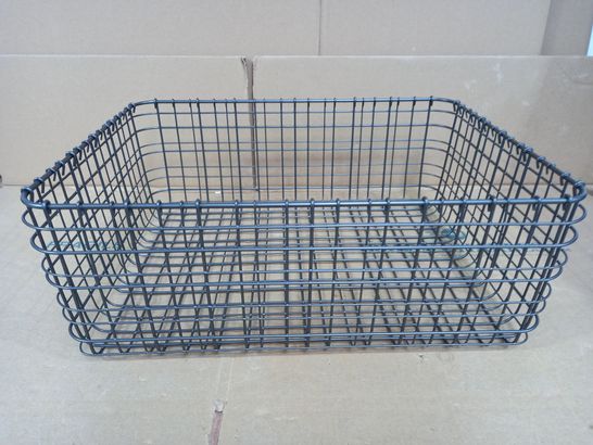 BOX OF 6 X METAL/WIRE BASKETS IN "GRAPHITE" FINISH - 41X31X15