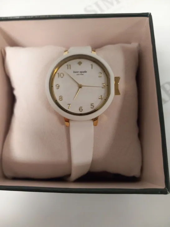 BOXED KATE SPADE PARK ROW SILICONE LADIES WRIST WATCH