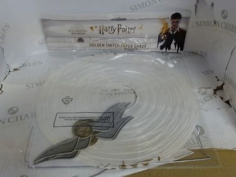 HARRY POTTER GOLDEN SNITCH PAPER SHADE - BRAND NEW SEALED 