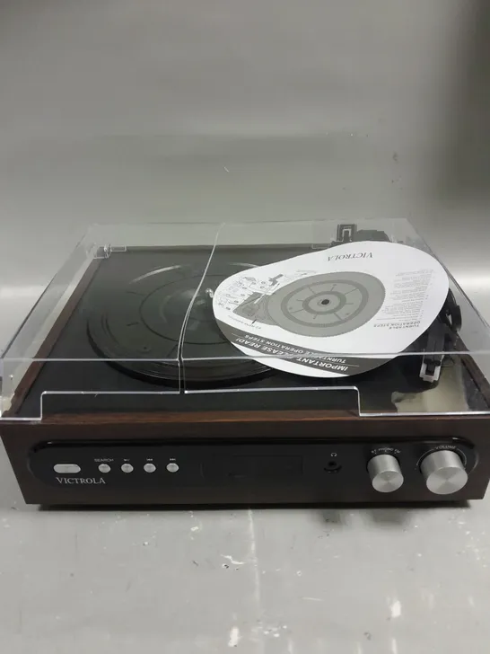 BOXED VICTROLA VTA-65 3-IN-1 TURNTABLE