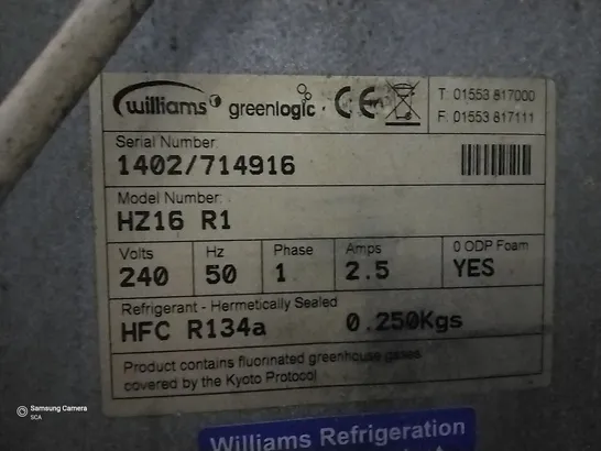 WILLIAMS HZ16 R1 REFRIGERATOR 