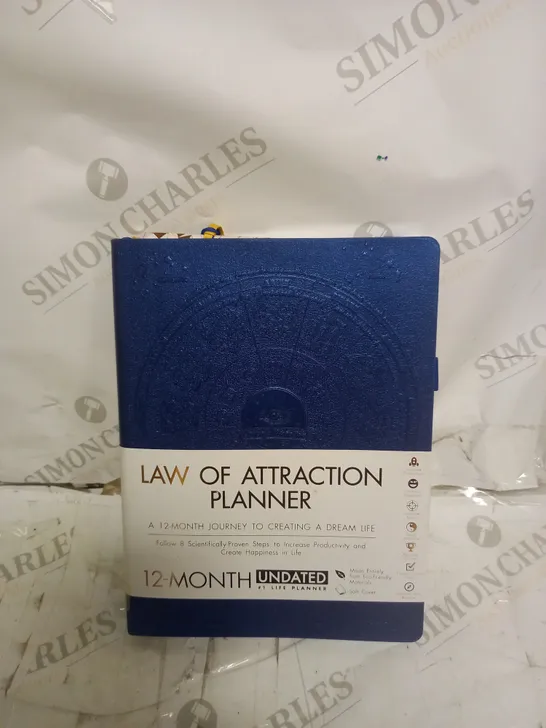 LAW OF ATTRACTION LIFE PLANNER - WEEKLY PLANNER TO INCREASE PRODUCTIVITY & HAPPINESS - LIFE ORGANIZER, GRATITUDE AND JOURNAL