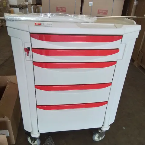 BRAND NEW METRO FLEXLINE STORAGE TROLLEY 42" HIGH 27" WIDE