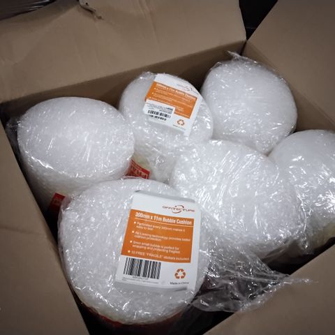 PALLET OF APPROXIMATELY CASES EACH CONTAINING 6 ROLLS OF BUBBLE WRAP 300 × 11mm
