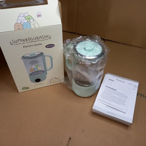 BOXED LIGHT GREEN ELECTRIC KETTLE 600ML