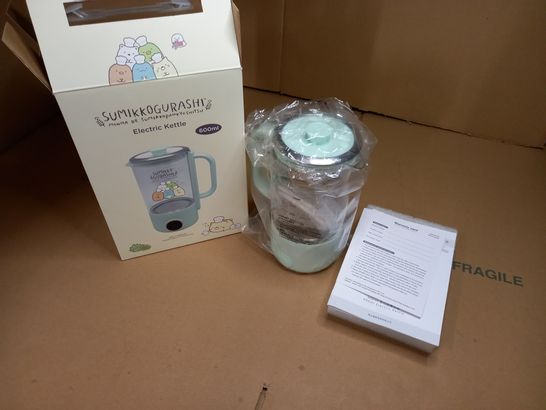 BOXED LIGHT GREEN ELECTRIC KETTLE 600ML