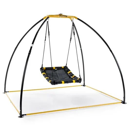 BOXED JUMPING METAL SWING SET WITH 1 SWING