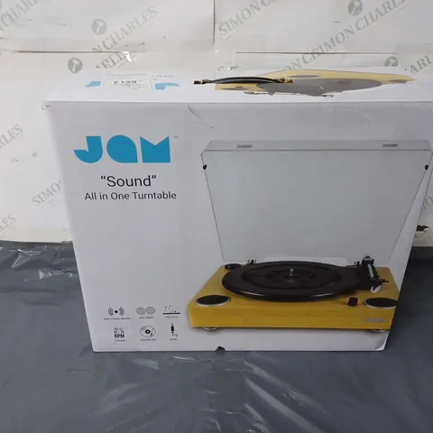 BOXED JAM "SOUND" ALL IN ONE TURNTABLE