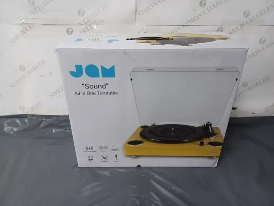 BOXED JAM "SOUND" ALL IN ONE TURNTABLE