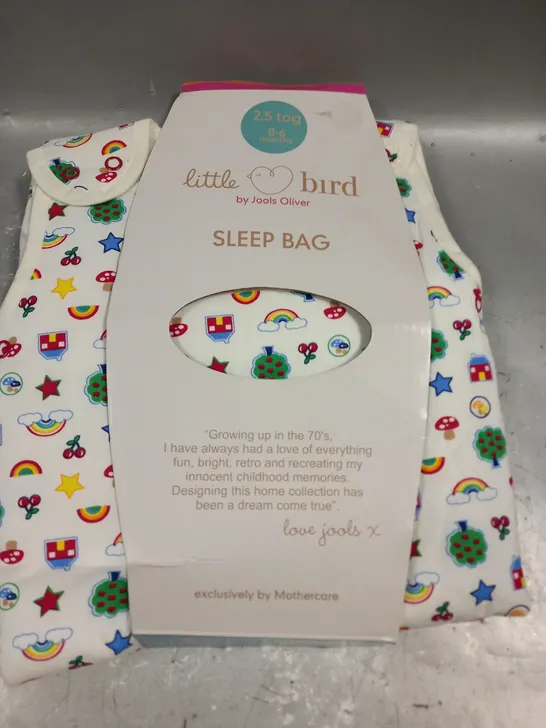 LITTLE BIRD 2.5 TOG SLEEP BAG - 0-6 MONTHS 