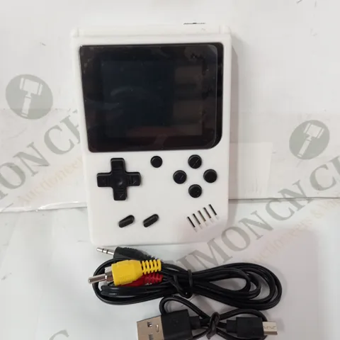 GAME BOX HANDHELD GAMING DEVICE IN WHITE