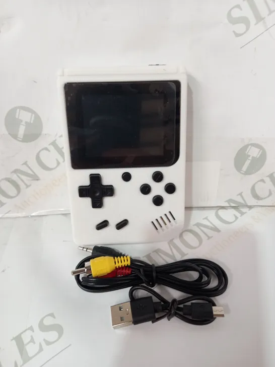 GAME BOX HANDHELD GAMING DEVICE IN WHITE