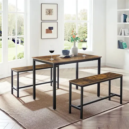 BOXED FRANKO FOUR PERSON DINING TABLE