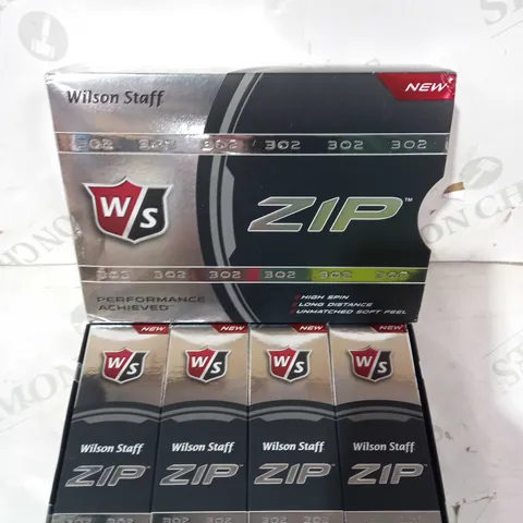 WILSON STAFF ZIP GOLF BALLS (PACK OF APPROXIMATELY 12)