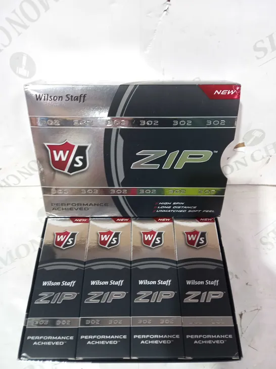 WILSON STAFF ZIP GOLF BALLS (PACK OF APPROXIMATELY 12)