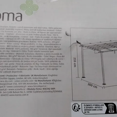 PALLET OF APPROXIMATELY 8 ASSORTED GAZEBOS