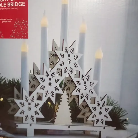 8 BRAND NEW BOXED BATTERY OPERATED LIGHT UP CANDLE BRIDGE