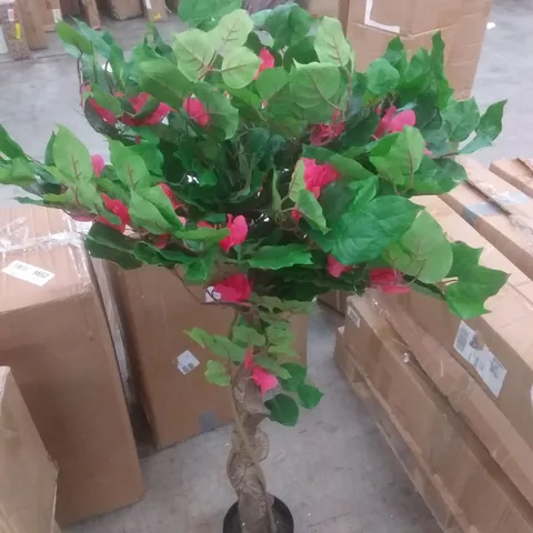 BOXED 120CM ARTIFICIAL BOUGAINVILLEA TOPIARY