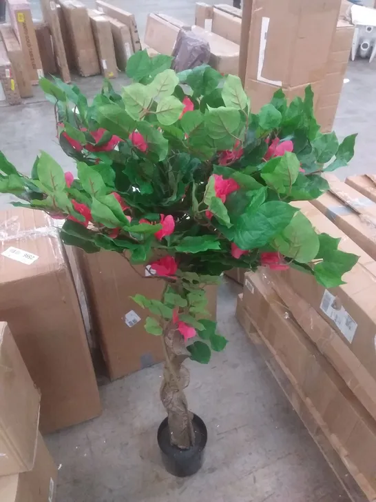 BOXED 120CM ARTIFICIAL BOUGAINVILLEA TOPIARY