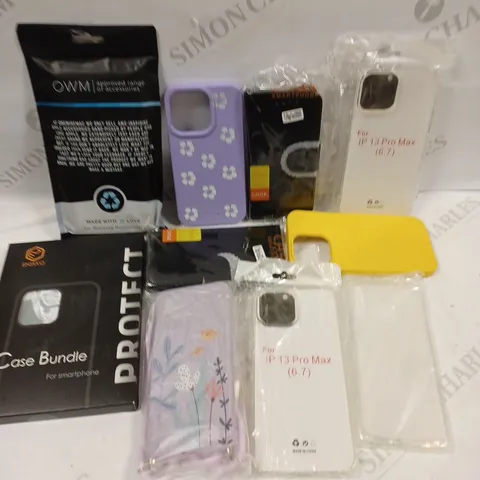 BOX TO CONTAIN APPROX. 30 X ASSORTED MOBILE PHONE CASES. BRANDS & STYLES VARY 