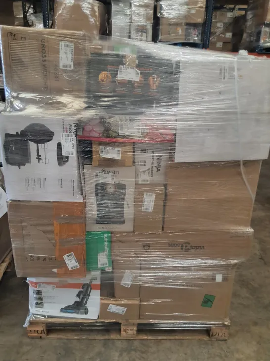 PALLET OF APPROXIMATELY 36 UNPROCESSED RAW RETURN HOUSEHOLD AND ELECTRICAL GOODS TO INCLUDE;