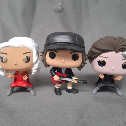 SET OF 3 UNBOXED POP! VINYL FIGURES