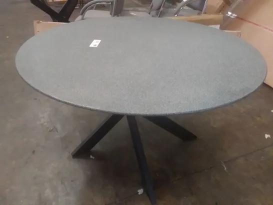 ROUND GREY DINING TABLE 