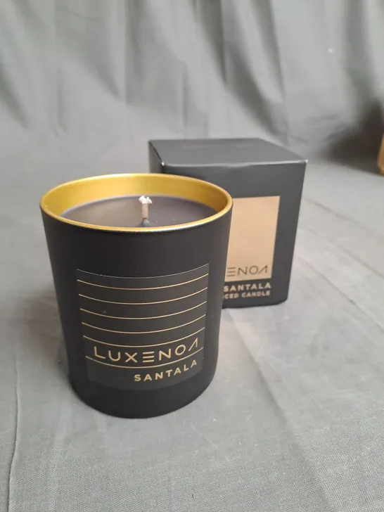 BOXED OUTLET LUXENOA SIGNATURE GLASS CANDLE