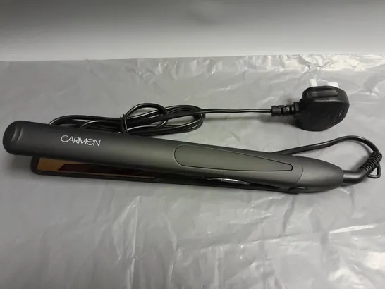 CARMEN NOIR SERIES CERAMIC HAIR STRAIGHTENERS BLACK 