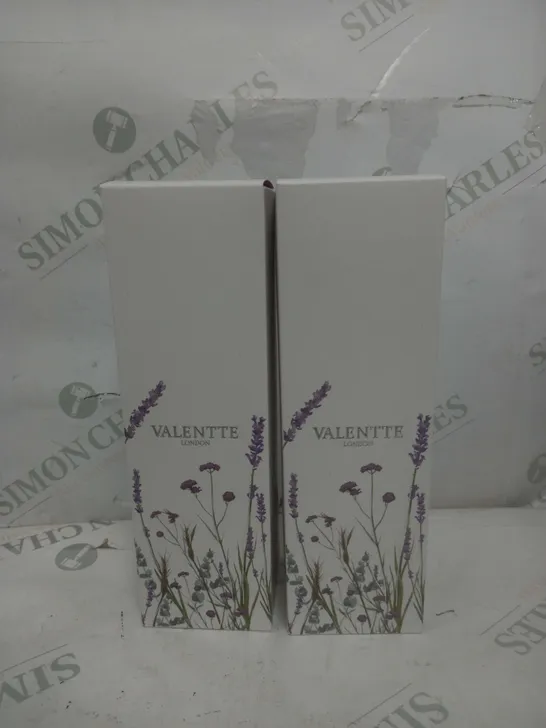 2 X VALNTTE LONDON LAVENDER DIFFUSER