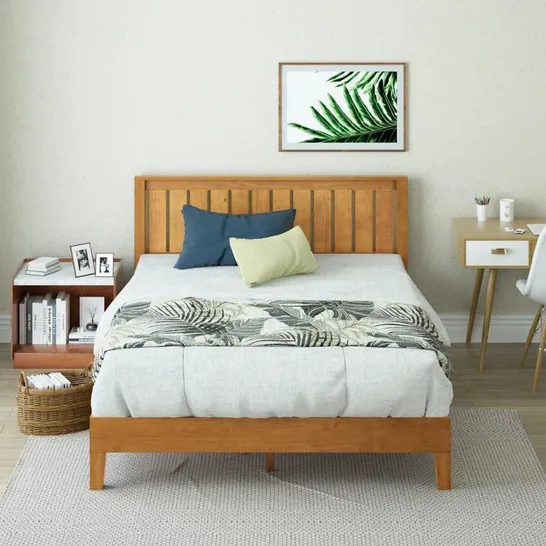 HYKKON MORGAN BEDFRAME // SIZE: KING (1 BOX)