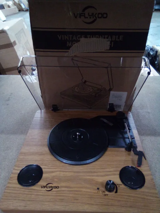 VIFLYKOO VINTAGE TURNTABLE